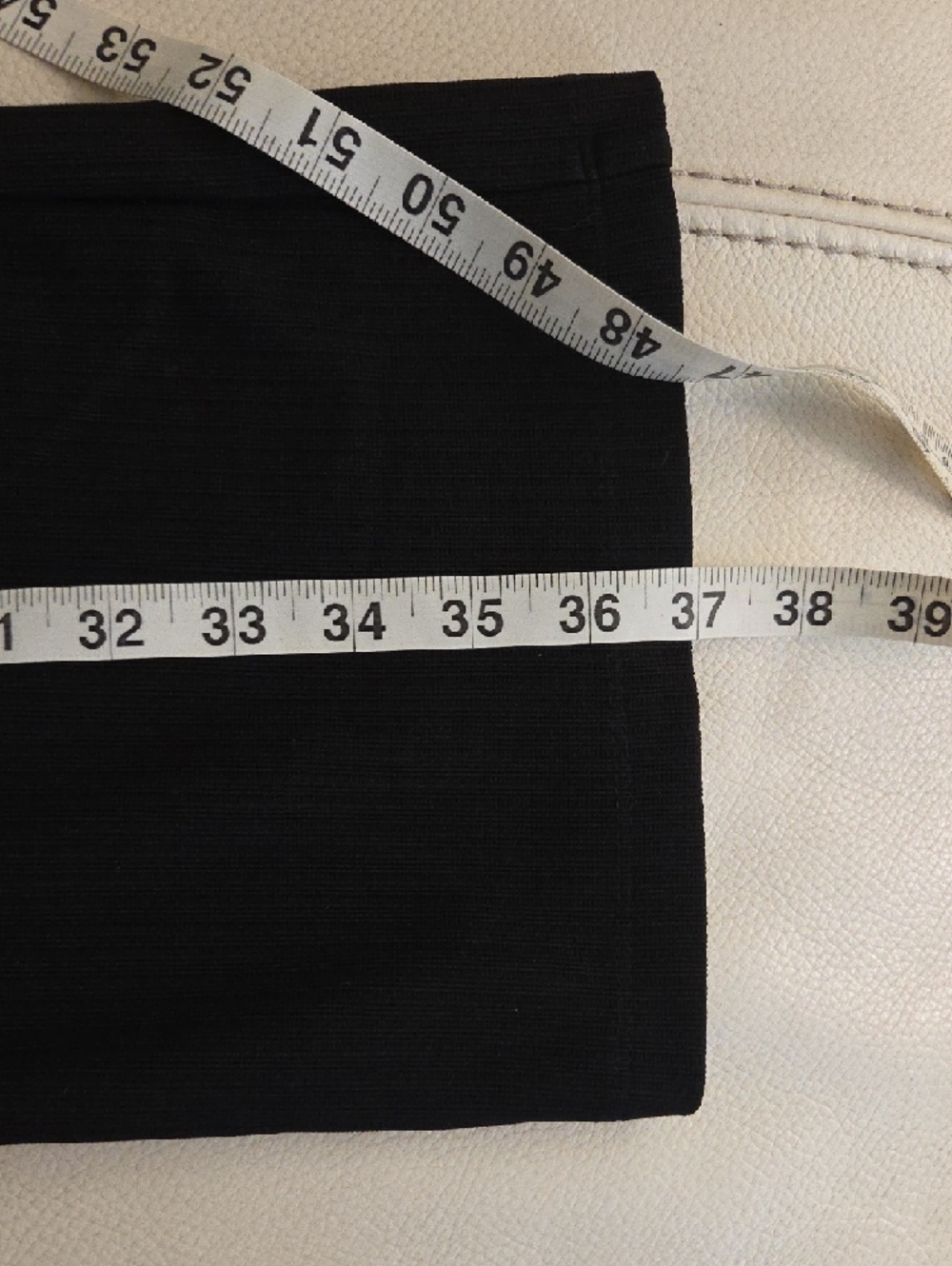 Perseption Black Petite Stretch Pants with Silver Logo Detail - Picture 5 of 6